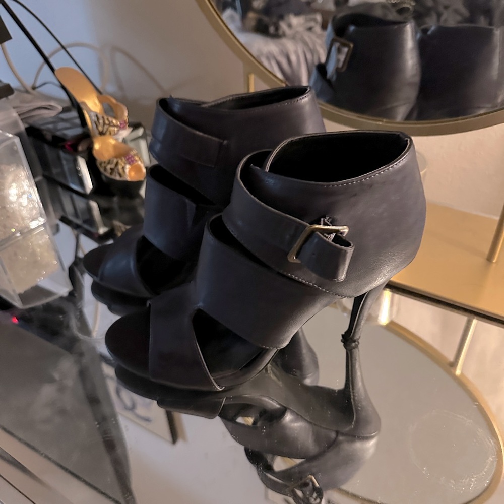 Navy Blue 4 inch heels